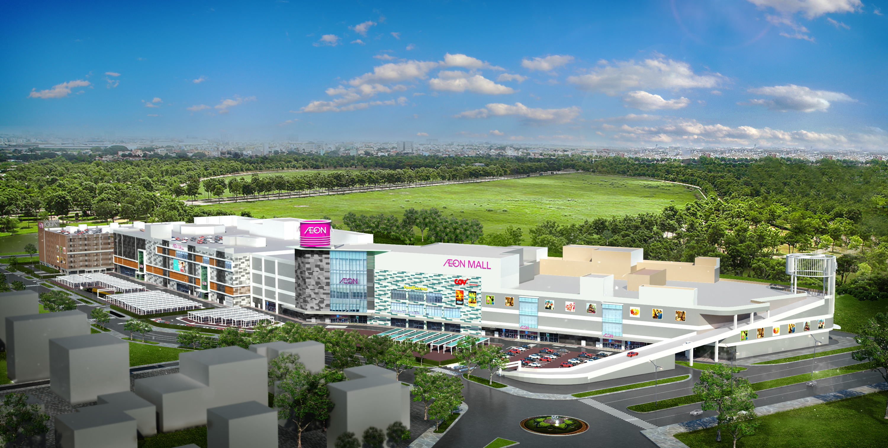 Đại siêu thị AEON Mall Hoàng Mai liền kề Dự án Eco Lake View