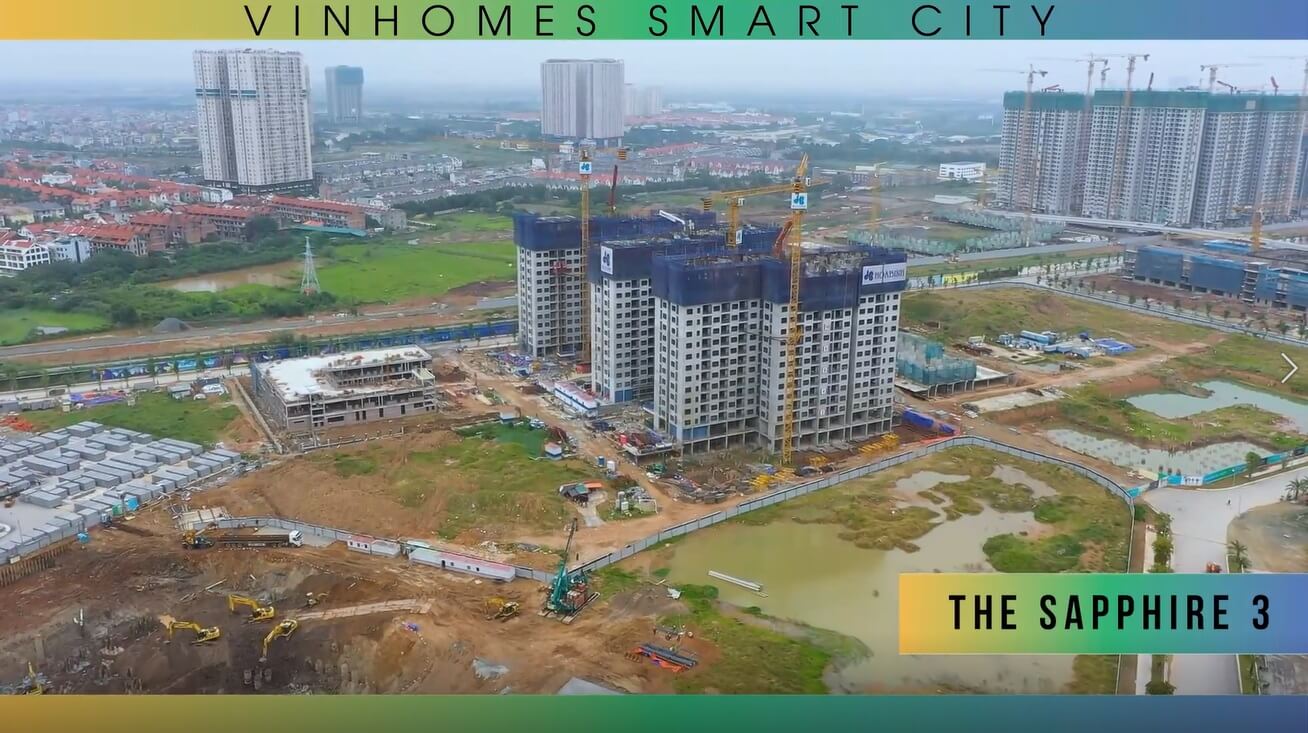 Ảnh thực tế Sapphire 3 Vinhomes Smart City tháng 11 năm 2019