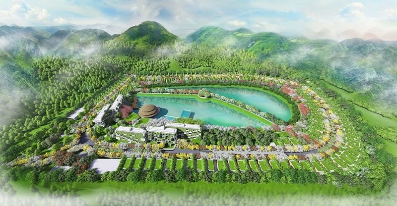 Phối cảnh Dự án Biệt thự Condotel Vedana Cúc Phương Resort Ninh Bình