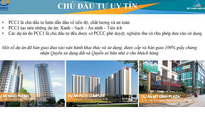 Chung cư PCC1 Vĩnh Hưng kế thừa kinh nghiệm các dự án thành công