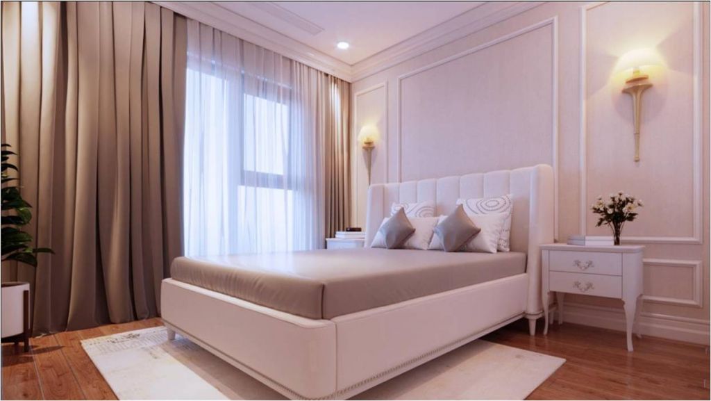 Phòng ngủ dự án Le Capitole 27 Thái Thịnh