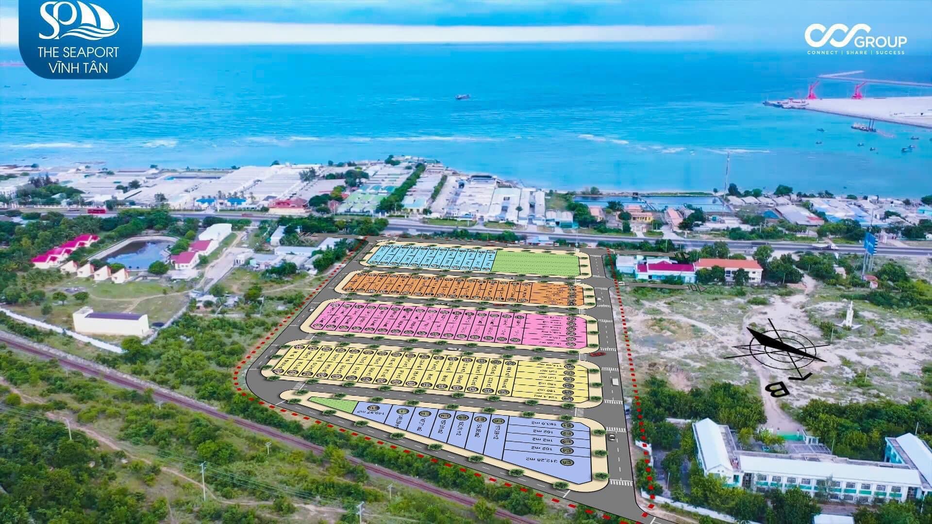 Dự án The Seaport Vĩnh Tân tựa sơn hướng hải vượng khí tài lộc