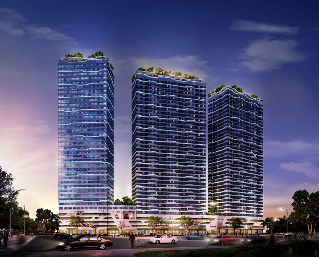 Dự án Chung cư Intracom 8 Vĩnh Ngọc gồm 3 tháp cao 39 tầng nổi