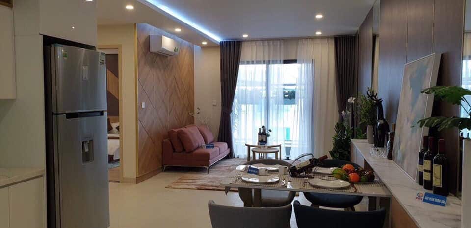 Phòng Khách trong căn hộ mẫu Dự án PCC1 Thanh Xuân 44 Triều Khúc