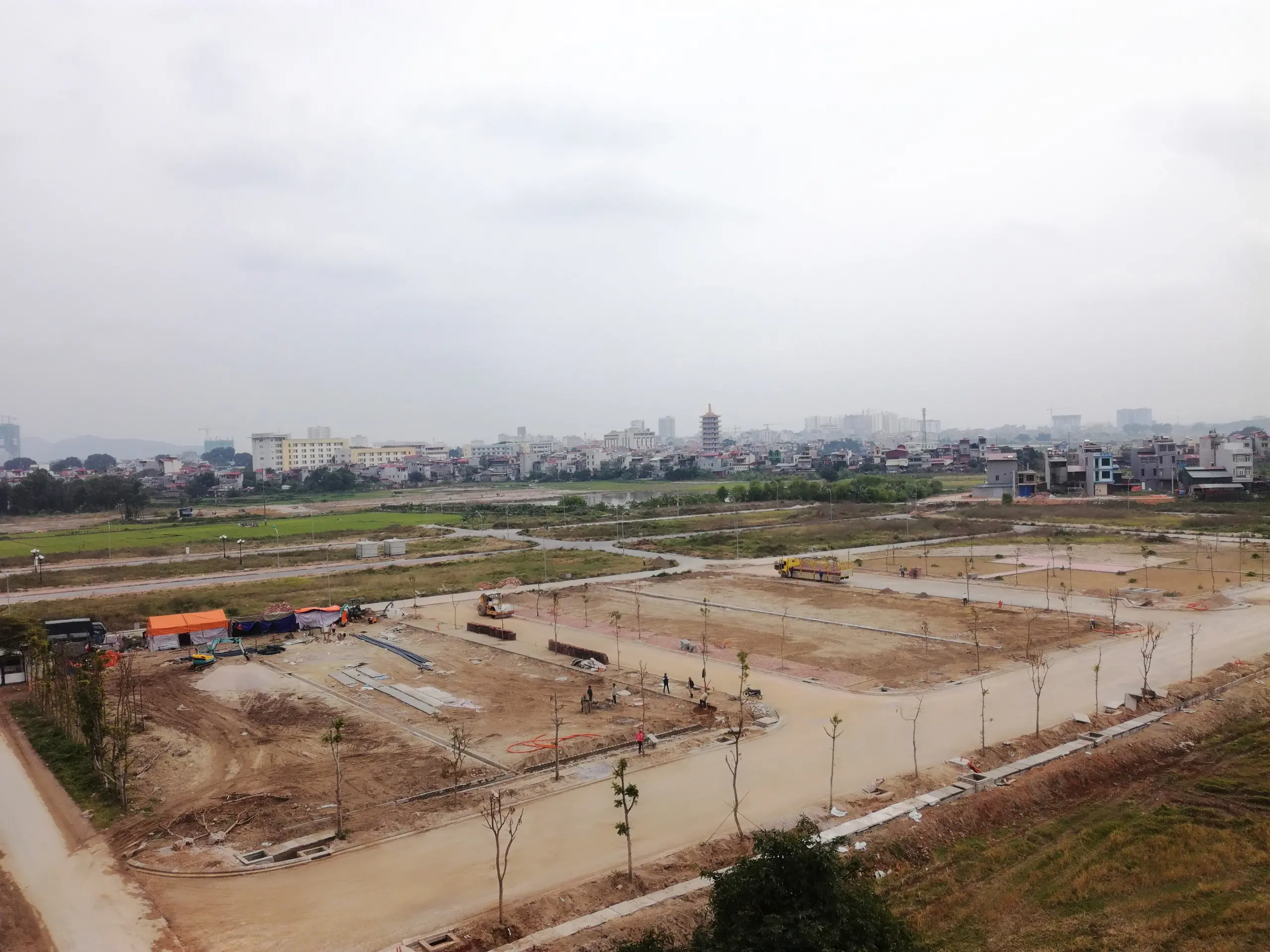 hiện trạng dự án Liền kề Palado Vạn An Khúc Xuyên