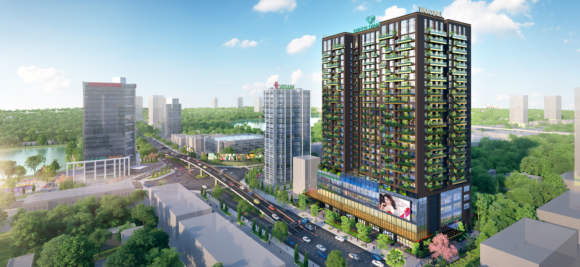 Chung cư cao cấp Green Dimond Building - Kim Cương Xanh giữa nội thành thành phố