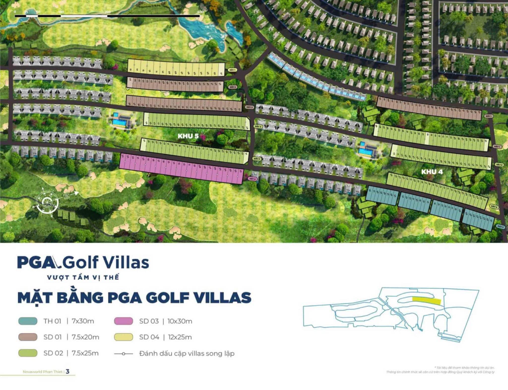PGA Golf Villas là sản phẩm cao cấp nhất tại Siêu Dự án NovaWorld Phan Thiết