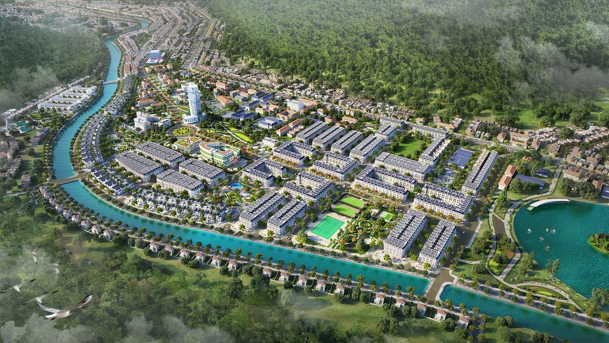 Phối cảnh Tổng thể Dự án Picenza Riverside Sơn La, TP Sơn La, Việt Nam