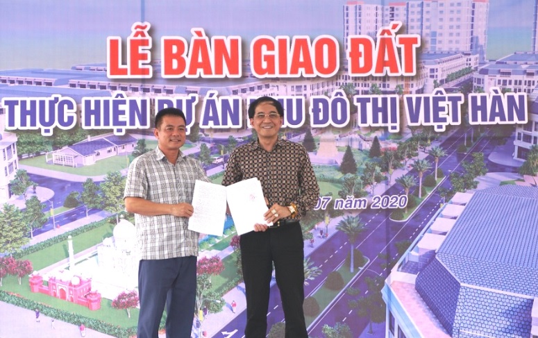 Lễ bàn giao mặt bằng sạch Dự án KĐT Việt Hàn City 2020