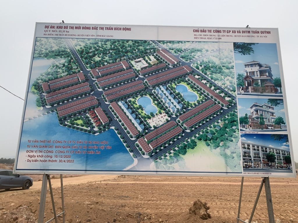 Bảng thông tin Dự án Felix Land Bích Động Việt Yên Bắc Giang