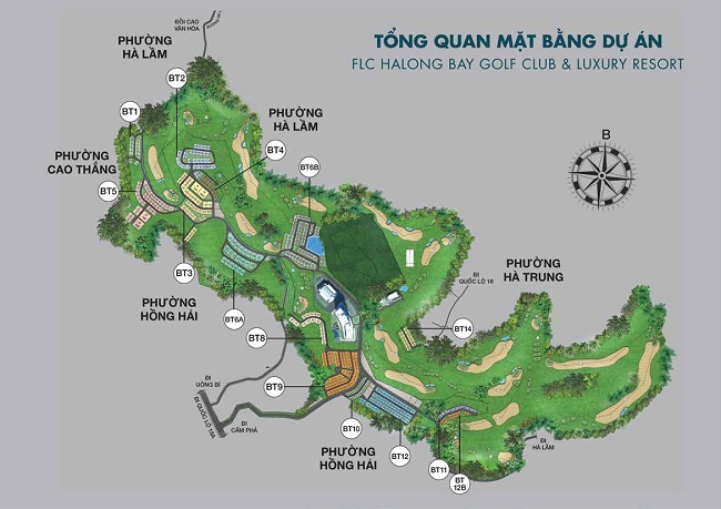 Bố trí Không gian FLC Grand Villa Hạ Long Bay