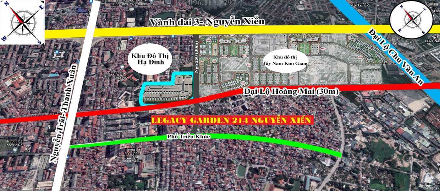 Hành lang kết nối nâng giá trị BĐS Legacy Garden 214 Nguyễn Xiển