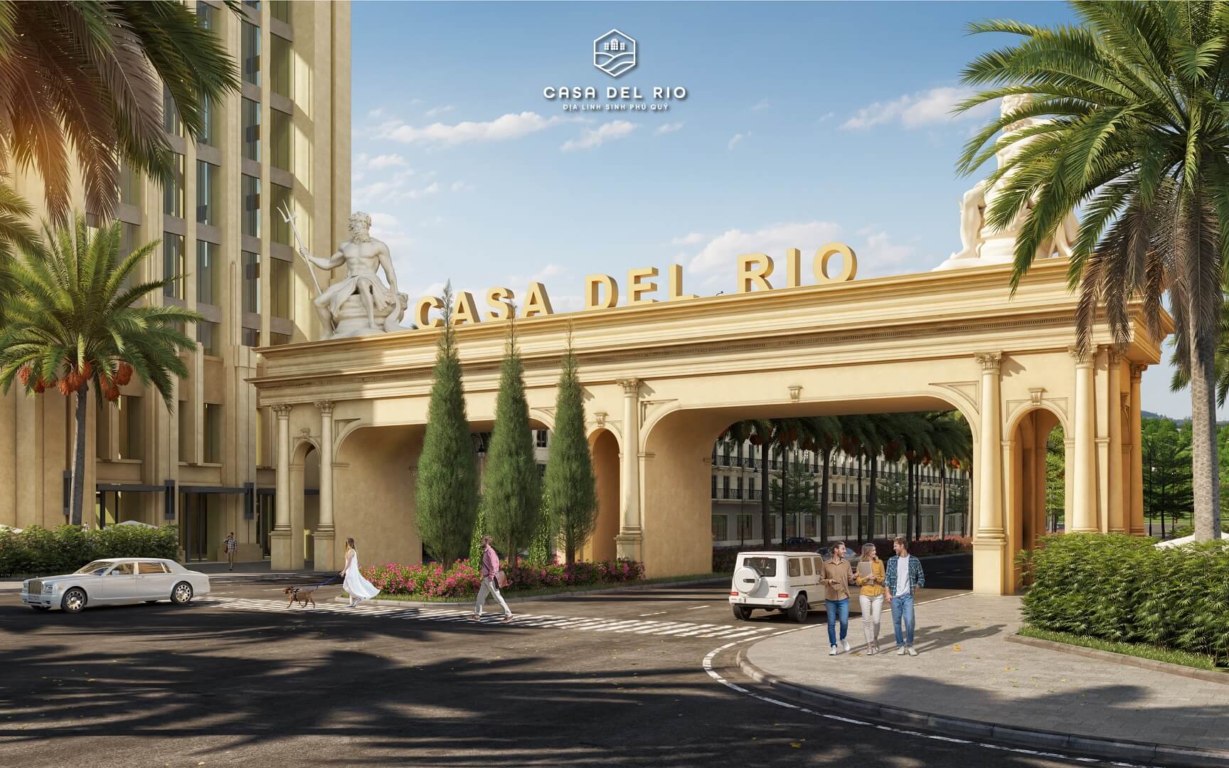 Cổng chính Dự án Casa Del Rio