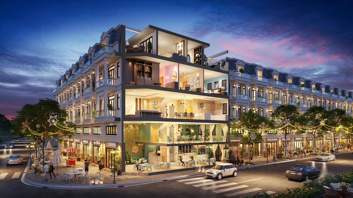 Liền kề Shophouse Vinhomes Móng Cái Golden Avenue 2022