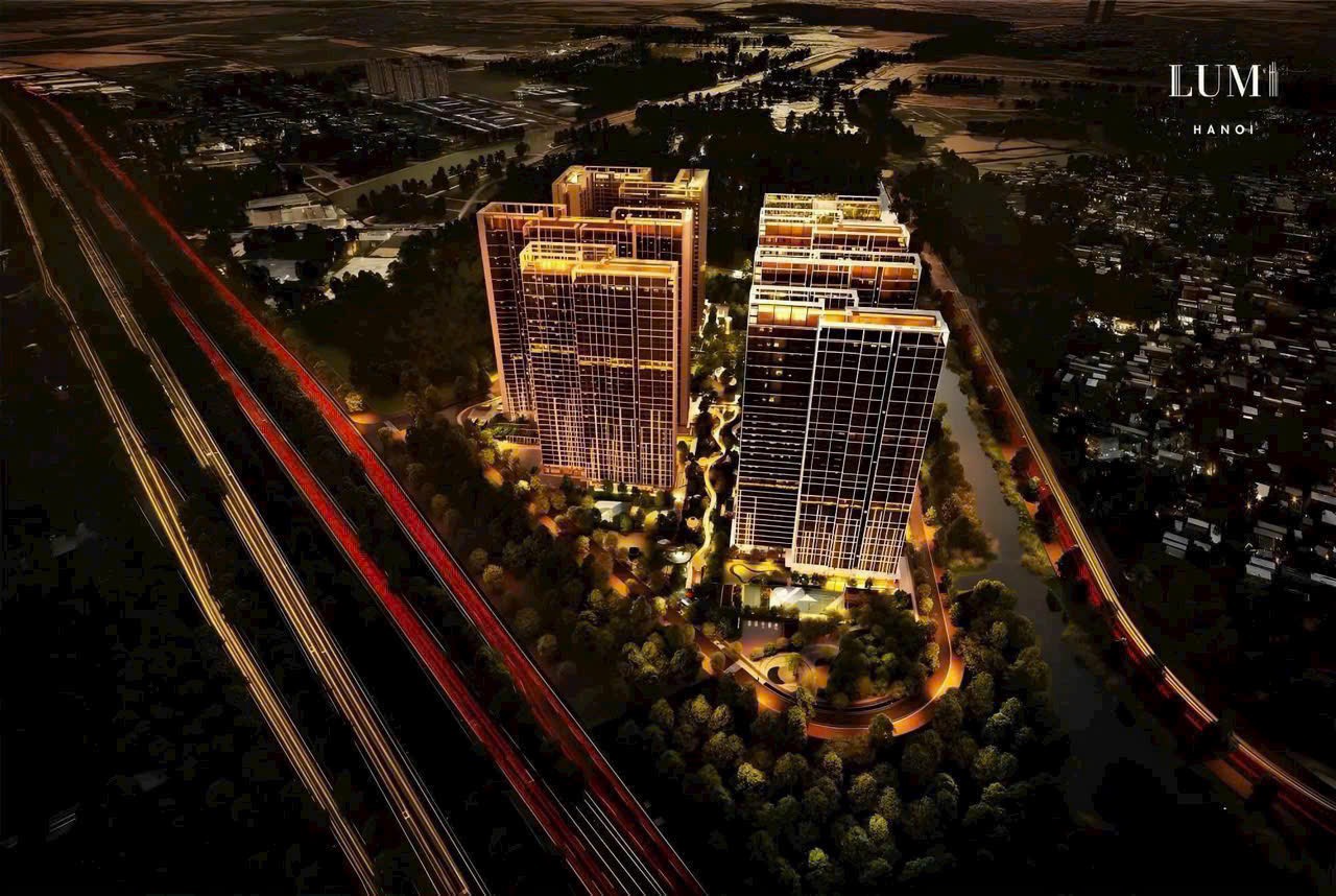 Phối cảnh đêm Dự án Lumi Hà Nội Capitaland