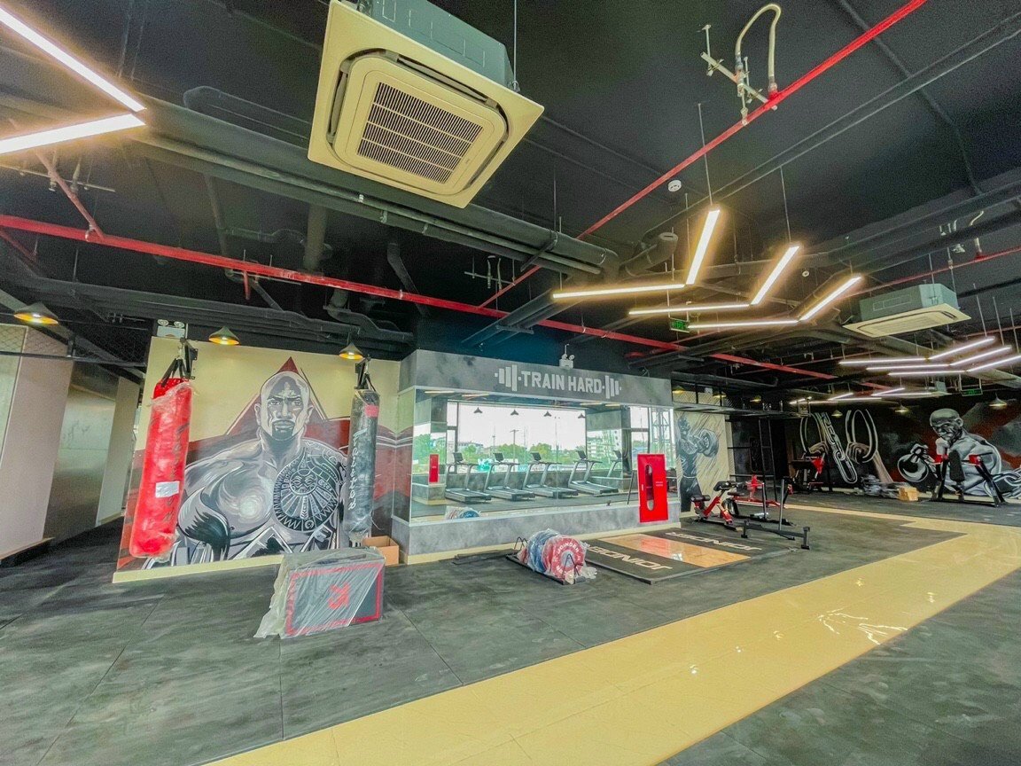 Setup phòng tập gym tại Chung cư Tecco Elite Thái Nguyên