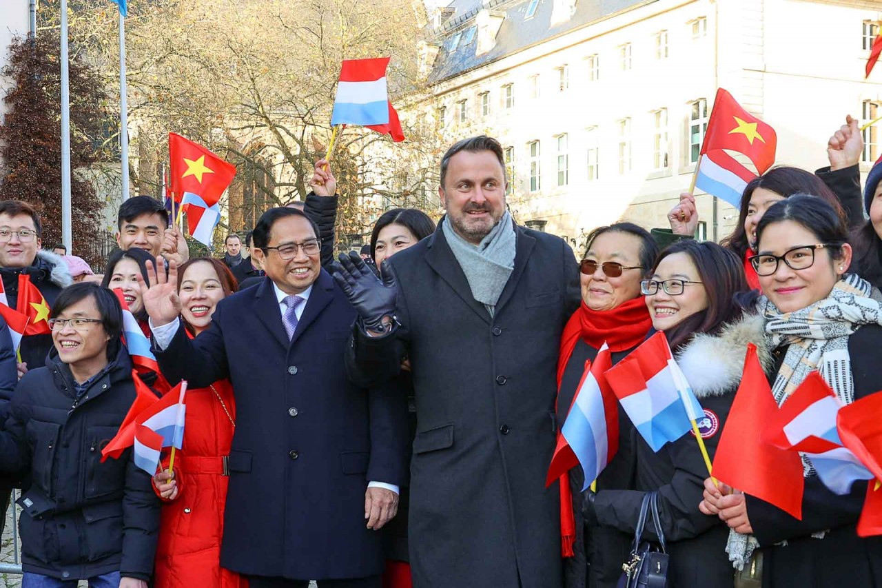 Thủ tướng Phạm Minh Chính trong 1 lần thăm đồng bào Việt Kiều tại Châu Âu