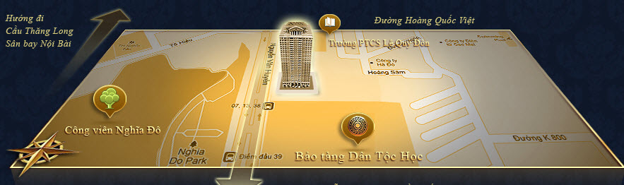 Tọa độ Hoàng gia - Vị trí đắt giá của Dự án Hanoi Signature Nguyễn Văn Huyên