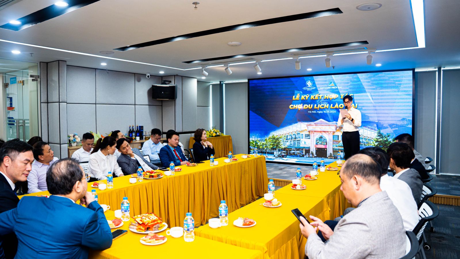 Lễ ký kết Hợp tác Dự án Chợ Du lịch Lào Cai ngày 16/05/2024