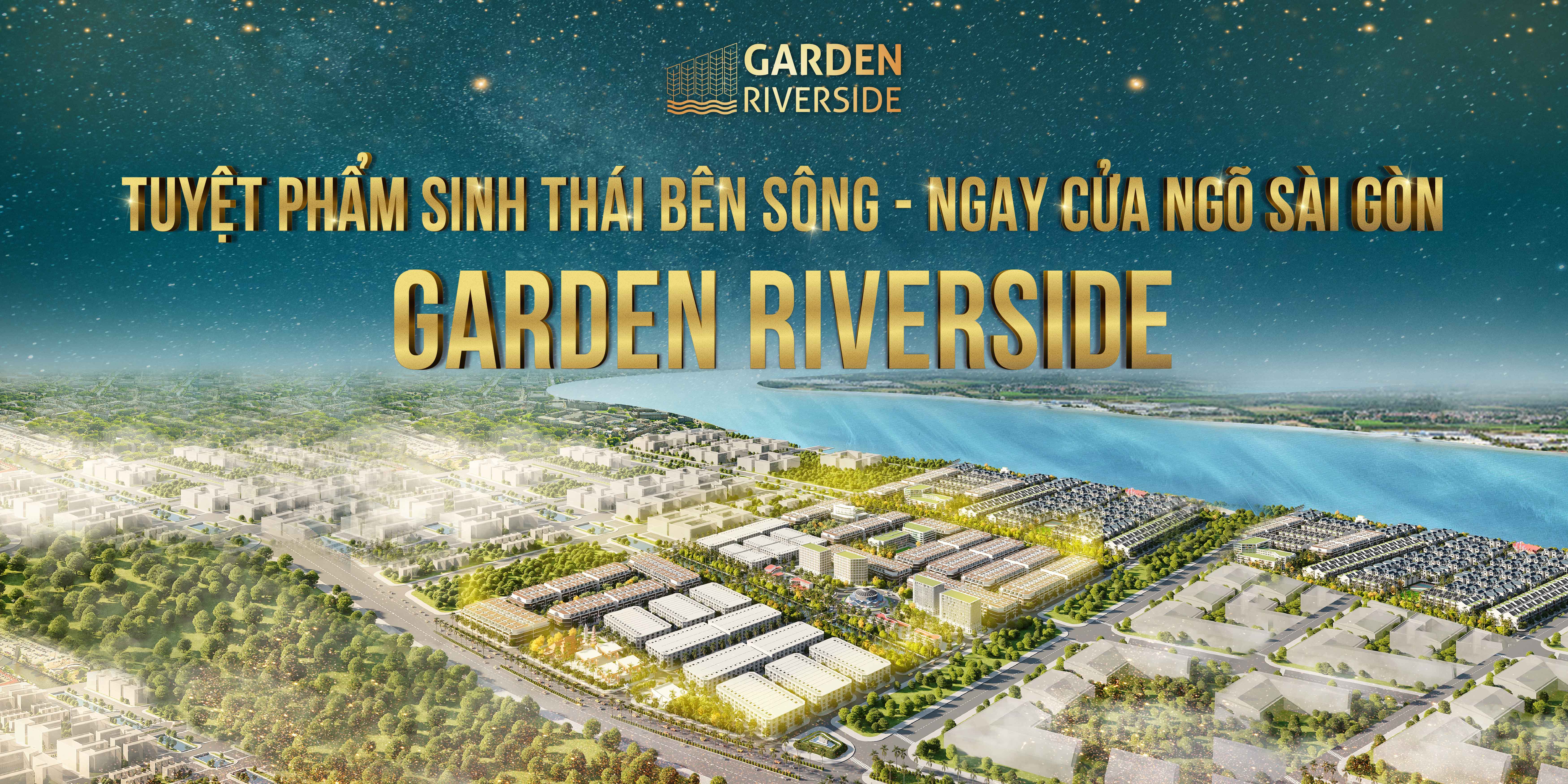 Khu đô thị sinh thái bên sông Garden Riverside Thủ Thừa