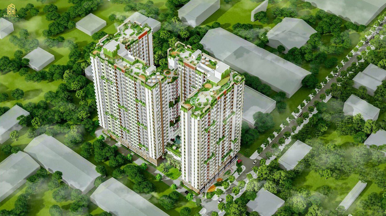 Phối cảnh flycam view Dự án Benhill TP Hồ Chí Minh