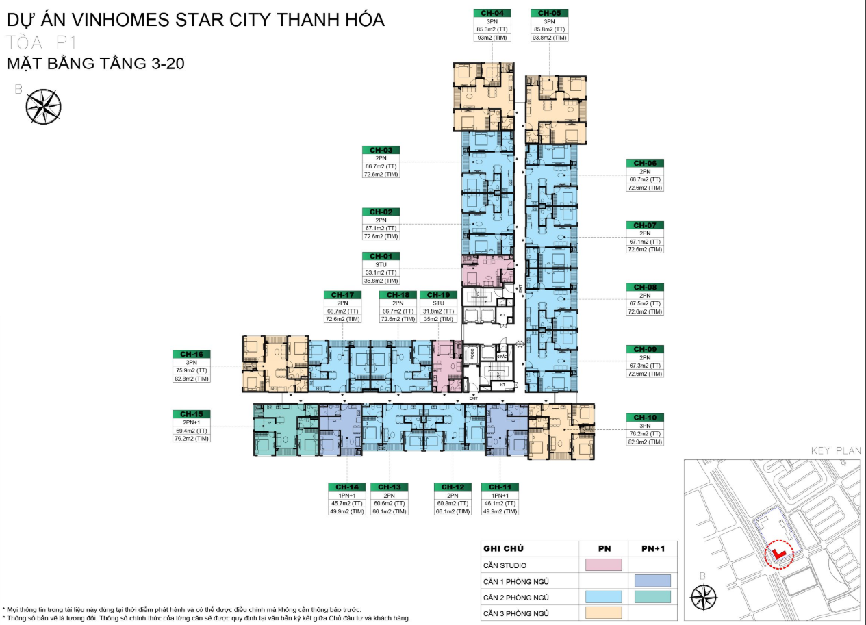 Tham khảo Thiết kế Mặt bằng Vinhomes Thanh Hóa