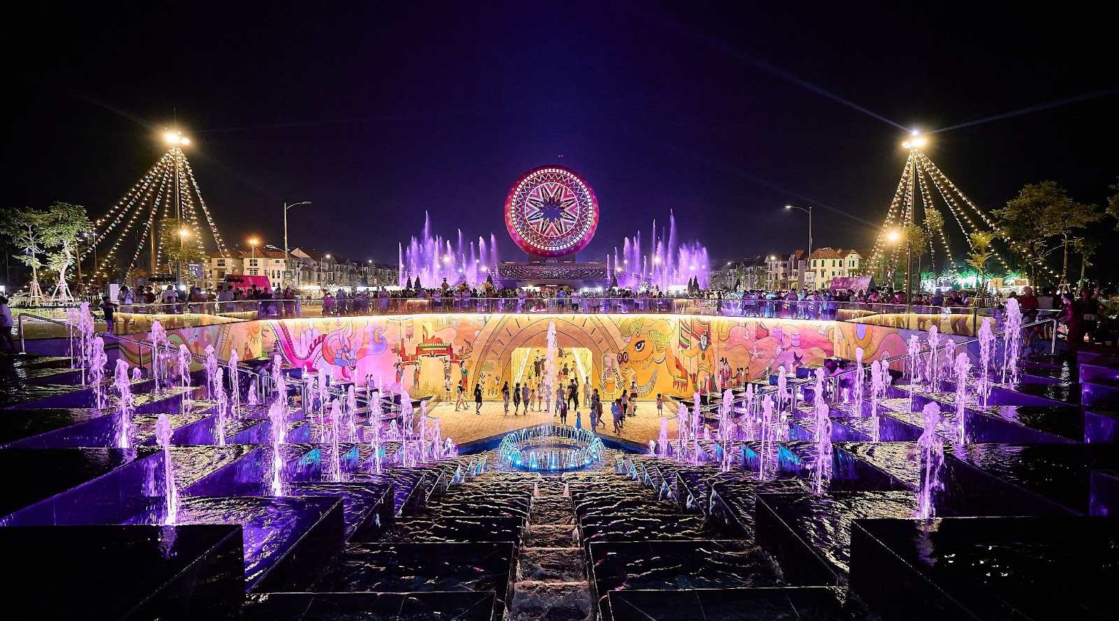 Đại tiệc hội Nhạc nước + Pháo hoa + Âm nhạc + Lễ hội tại Sun Urban City