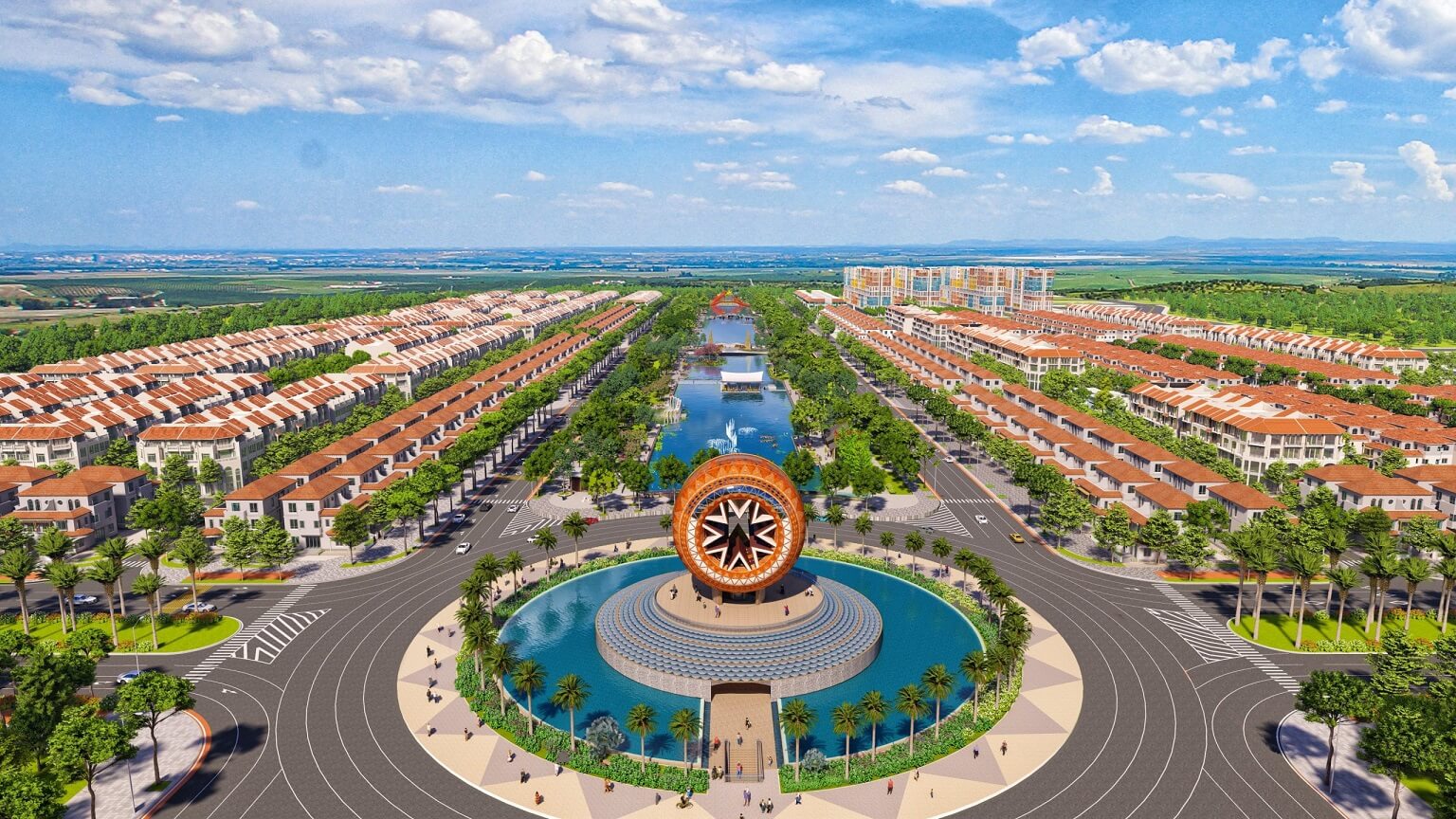 Trục công viên lễ hội carnival 1,5km Sun Urban City 420 hecta