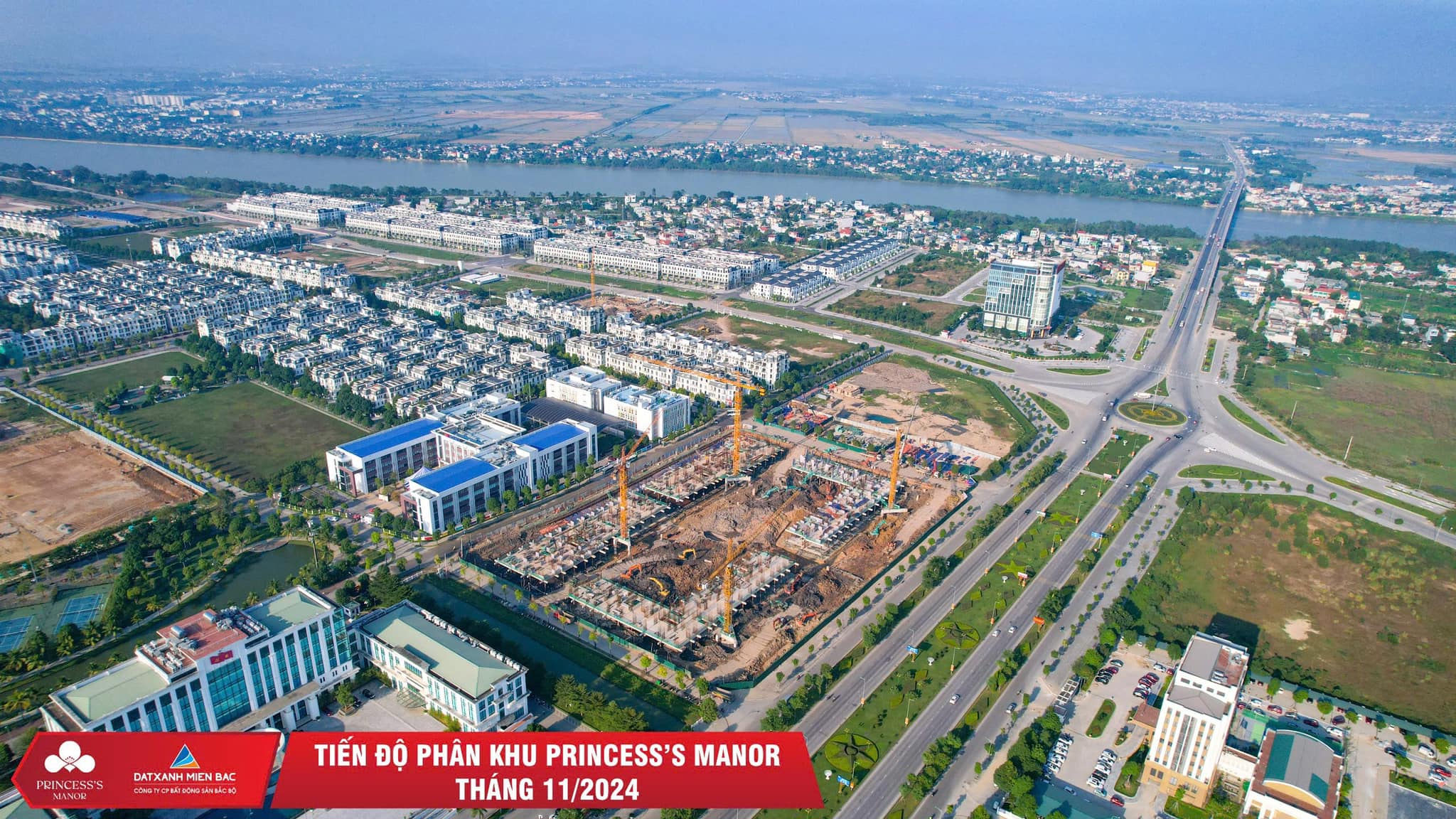 Tiến độ phân khu Princess's Manor tháng 11/2024