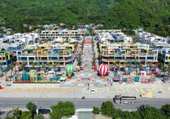 Phố đi bộ LaLa Town Dự án Flamingo Golden Hill Tam Chúc Hà Nam