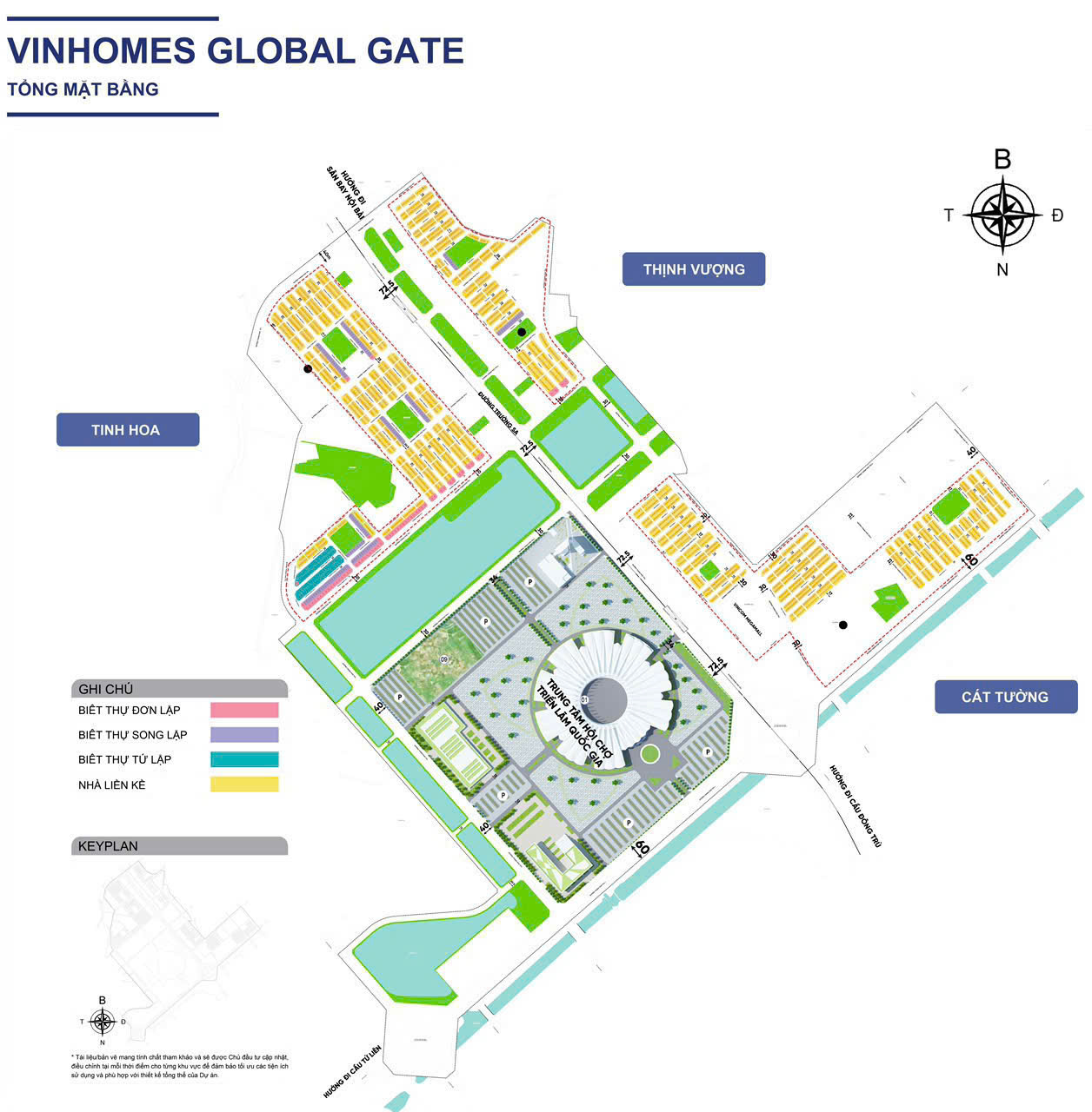 Tổng thể Dự án Vinhomes Global Gate 385 hecta