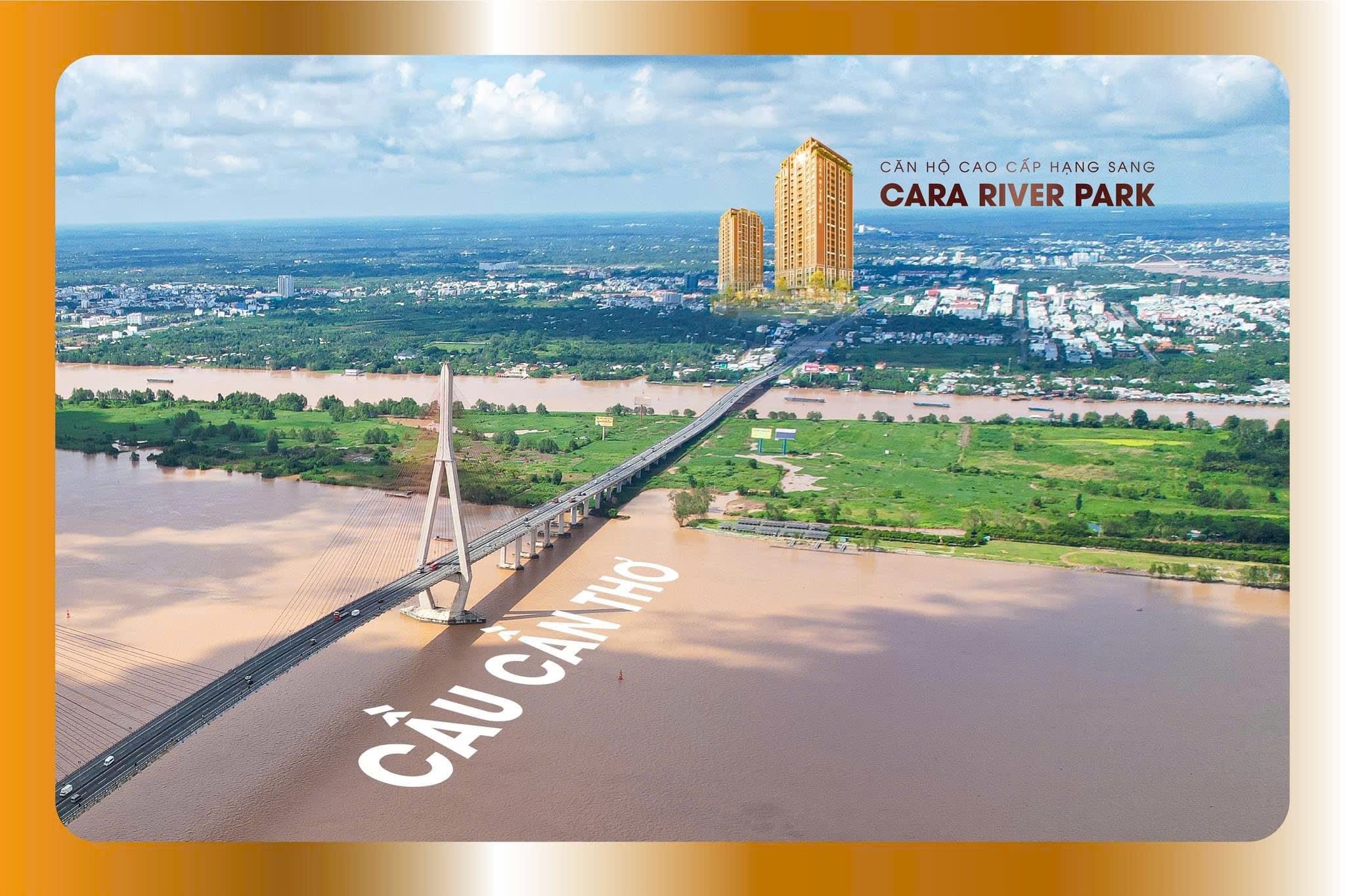 Cara River Park tọa lạc nút giao IC3 (Quốc lộ 1A và Quốc lộ 91)