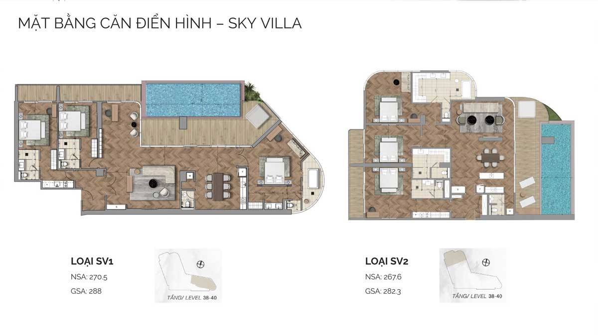 Thiết kế căn hộ VIP nhất Sky Villa Nobu Đà Nẵng