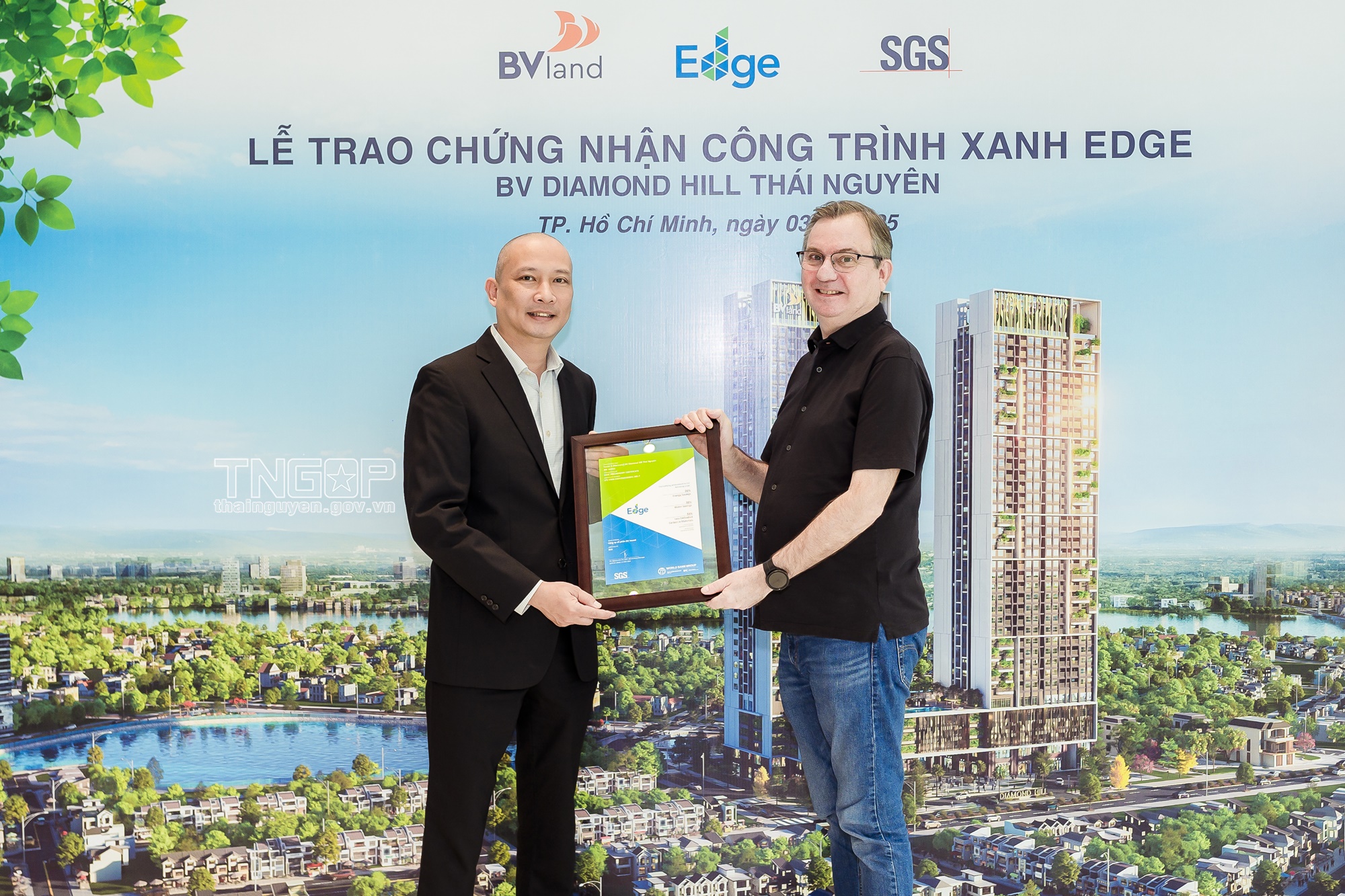 Diamond Hill Thái Nguyên là Dự án đầu tiên nhận chứng chỉ Xanh EDGE tại Thái Nguyên