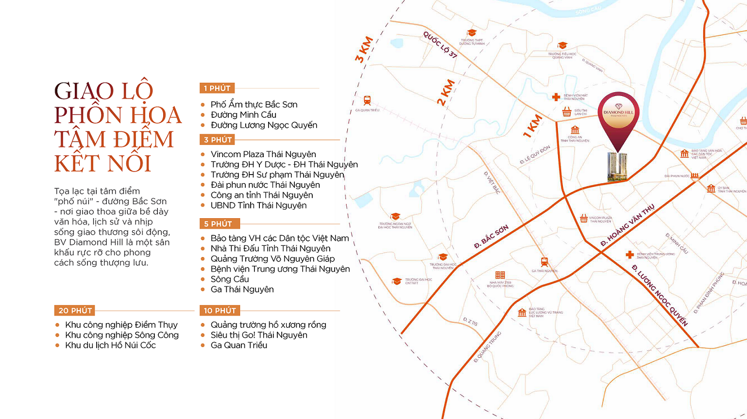 Tọa độ Kim cương Diamond Hill Thái Nguyên