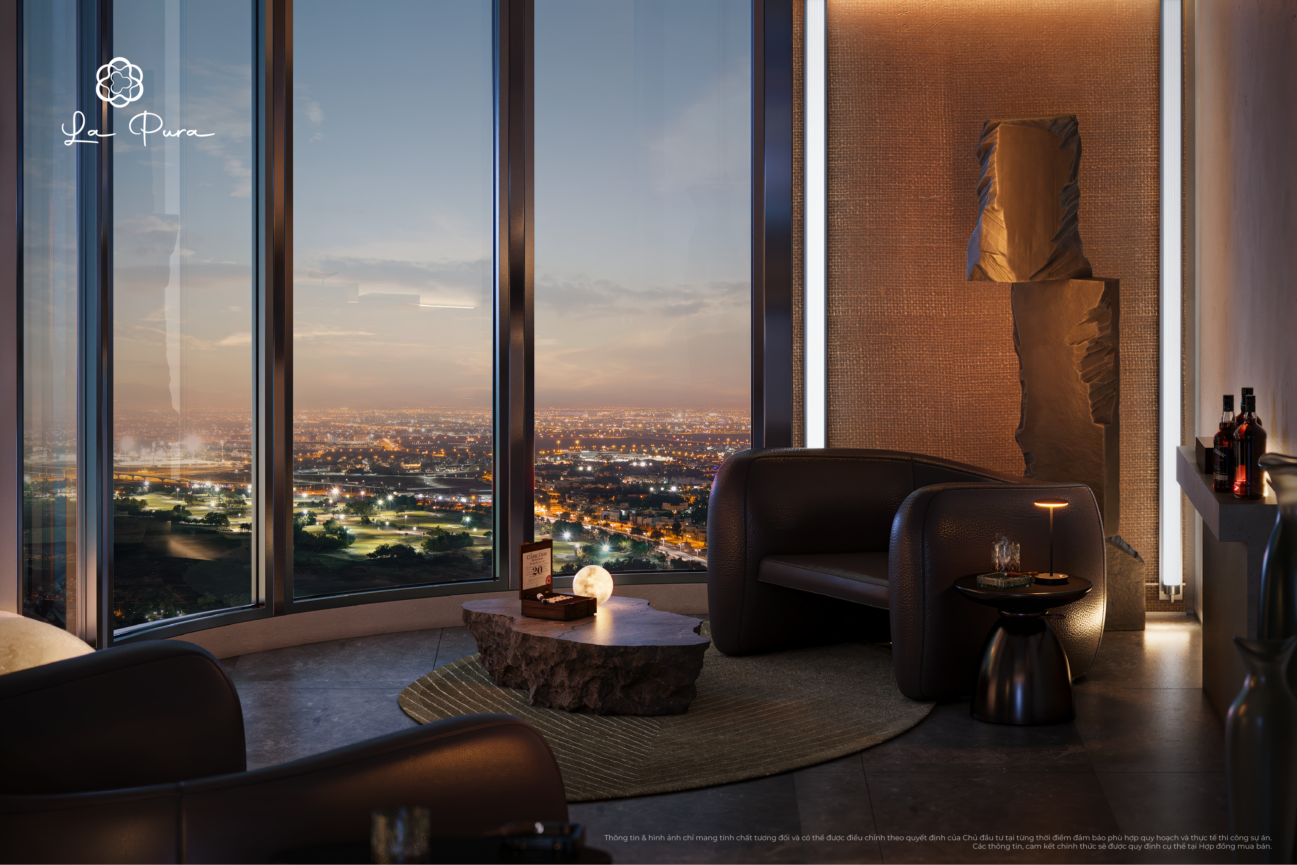 Tầm view triệu đô từ căn hộ Sky Villa La Pura