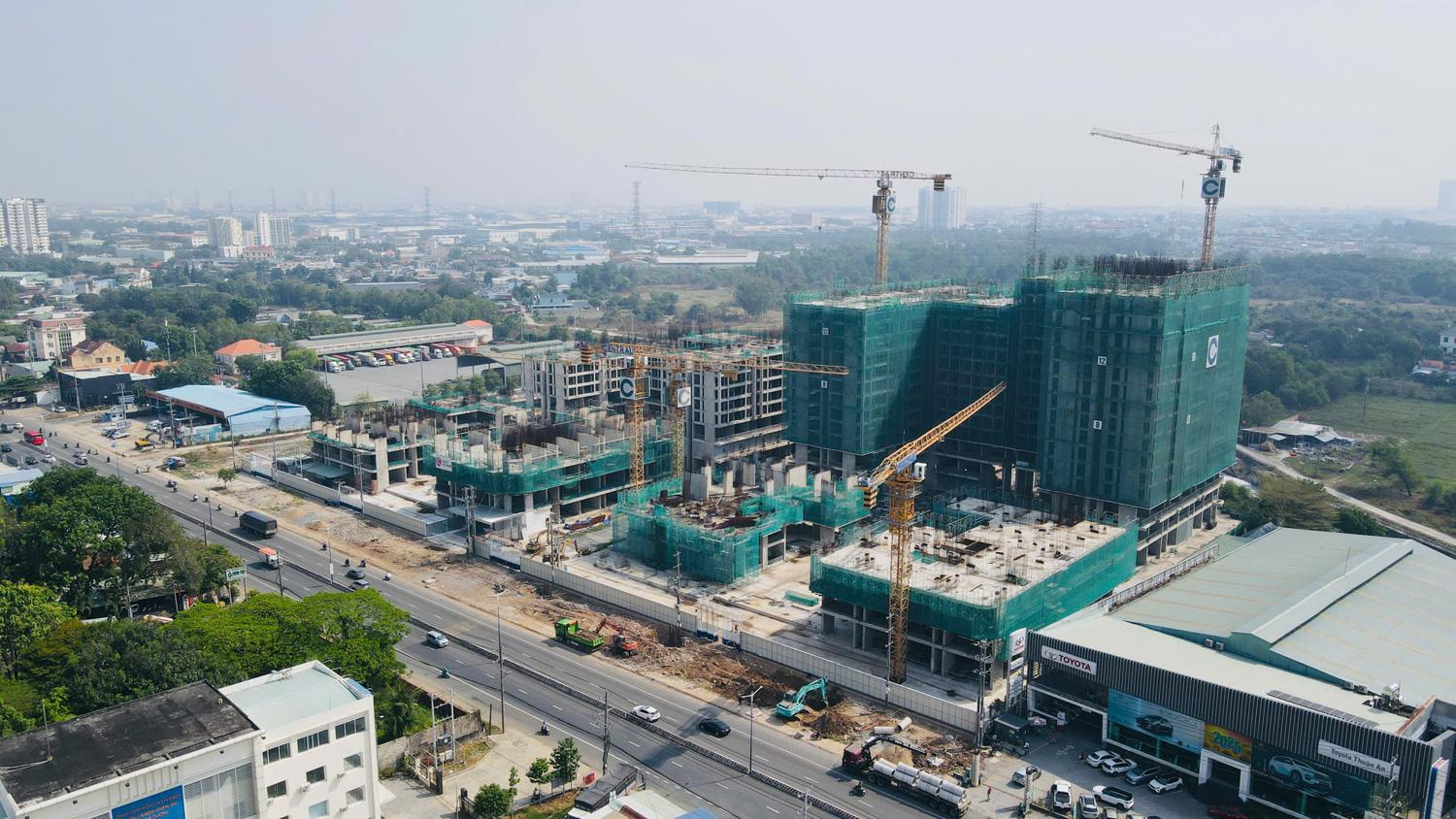 Tiến độ thực tế Dự án La Pura Bình Dương