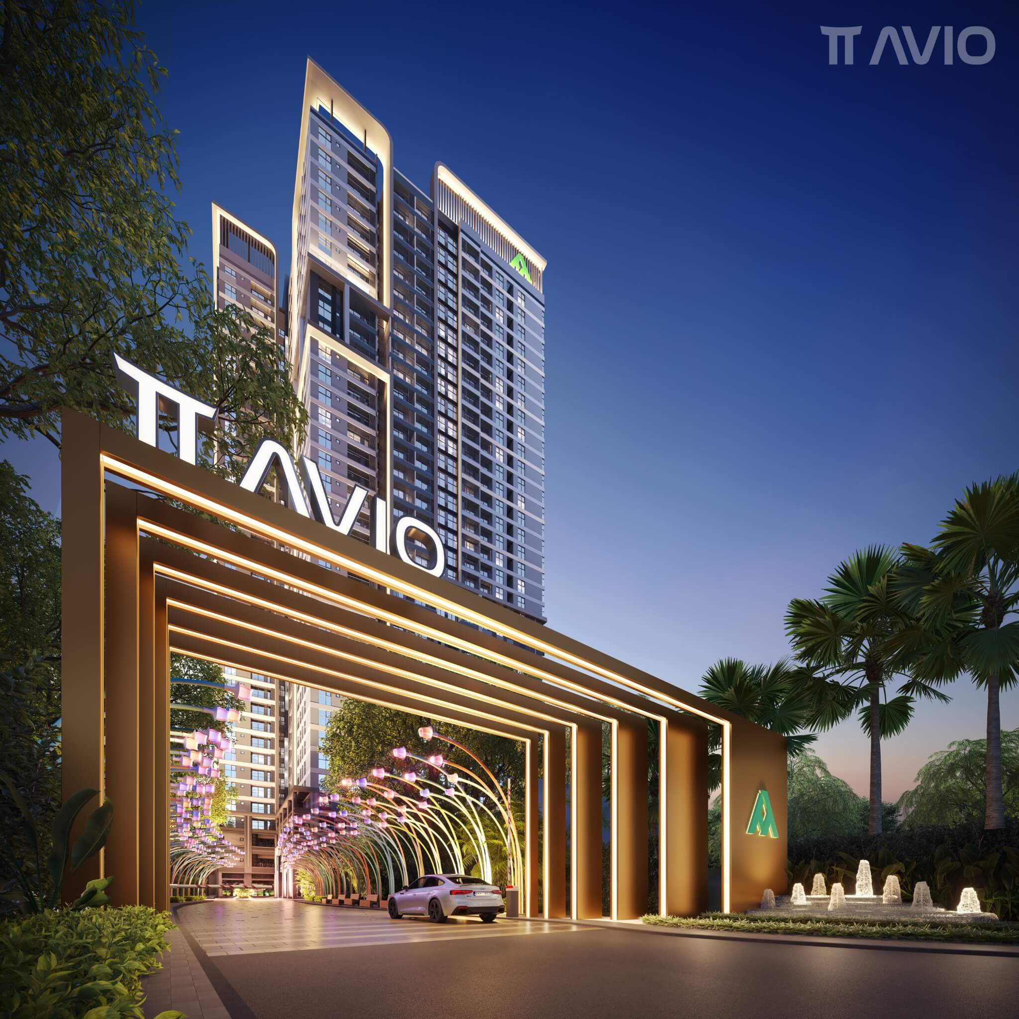Cổng chào Dự án TT Avio Tân Đông Hiệp TP Hồ Chí Minh