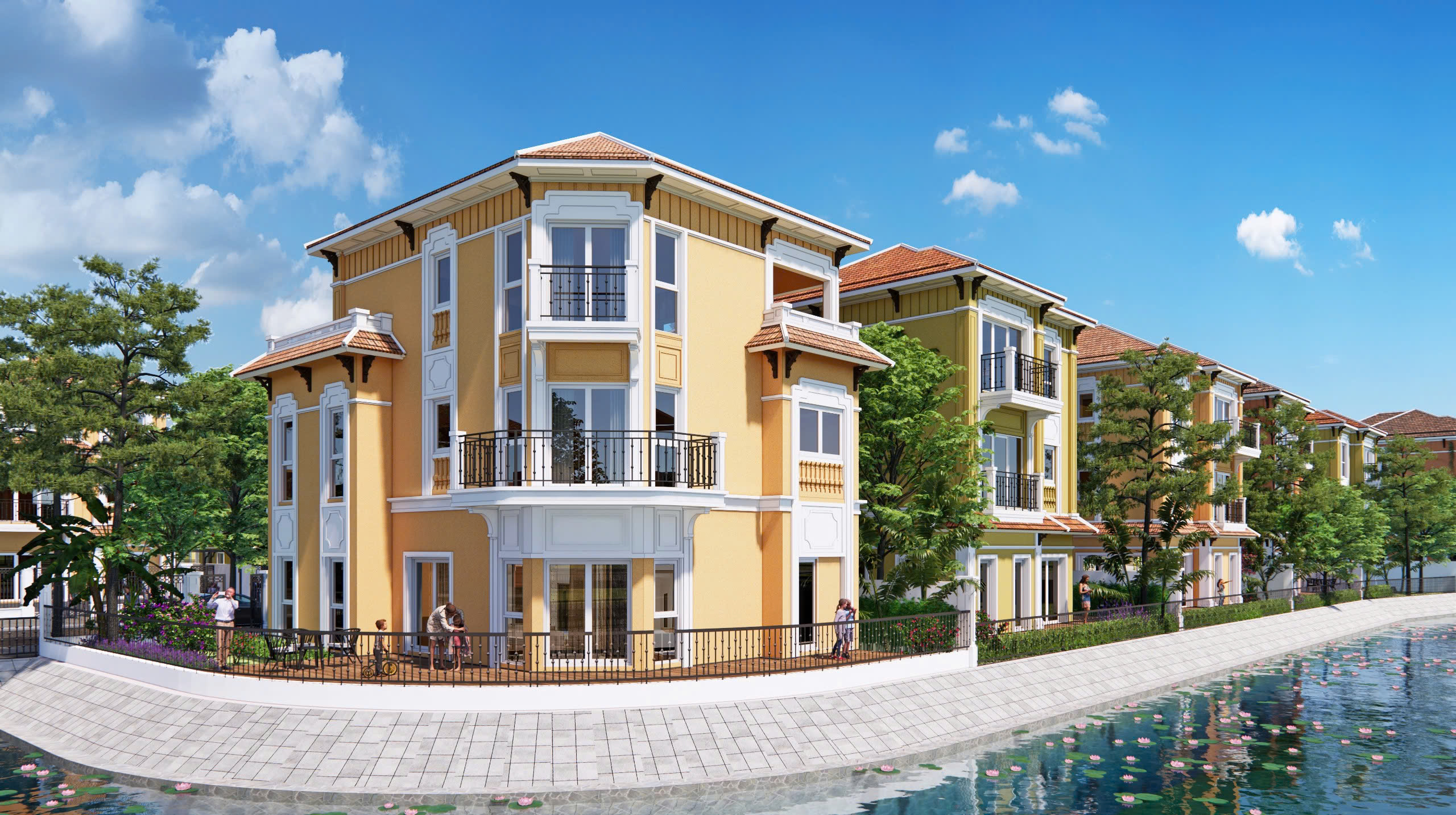 Biệt thự Eurowindow Light City Thanh Hóa - đa phong cách kiến trúc Châu Âu