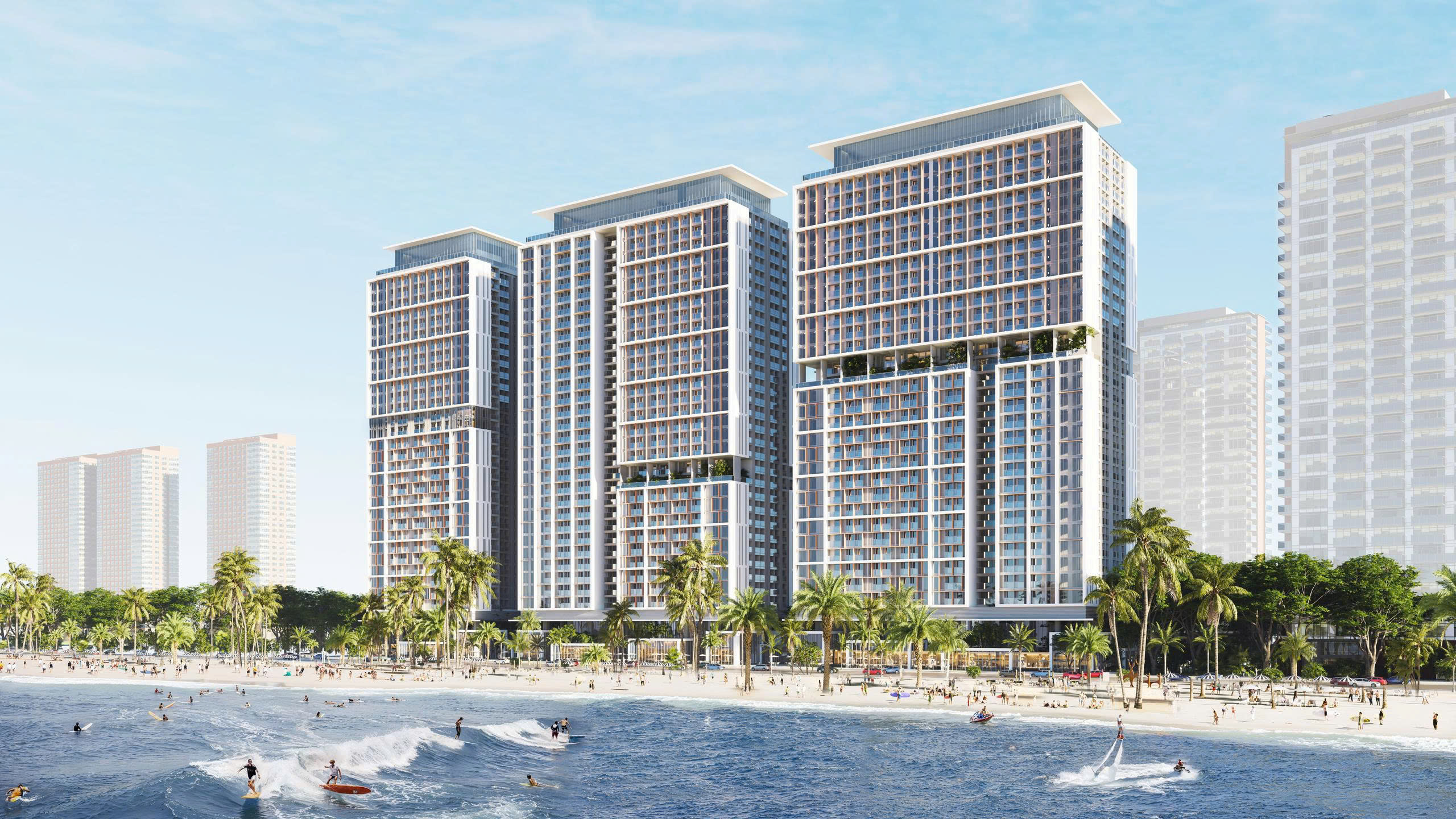 3 Tòa tháp căn hộ cao cấp Sun Centro Town Hạ Long view vịnh kỳ quan