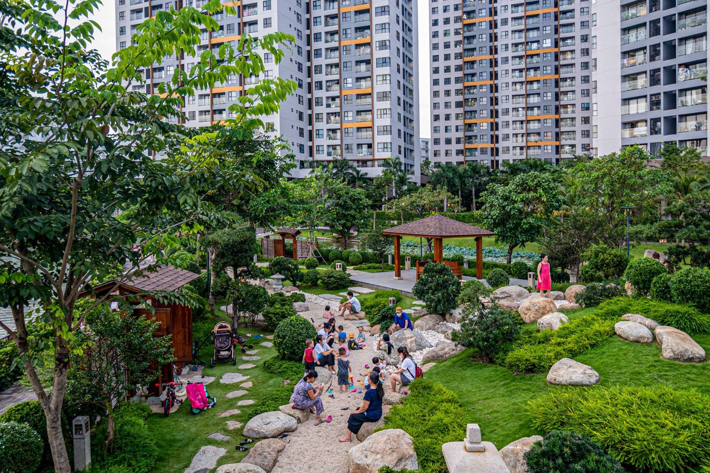 Cư dân Mizuki Park tận hưởng 365 ngày nghỉ dưỡng