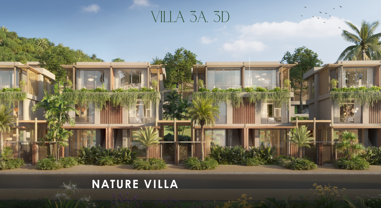 Nature Villa - Thiết kế Villa 3A, 3D
