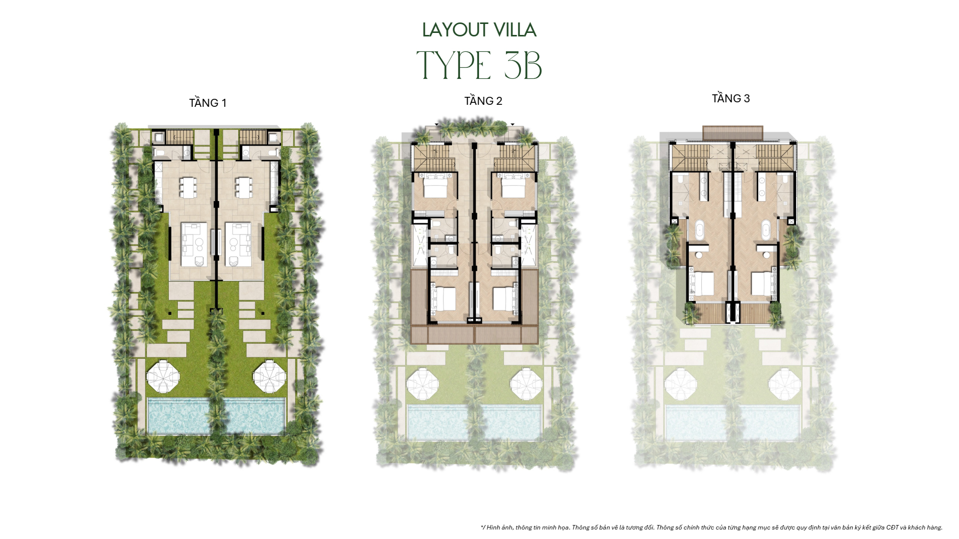 La Tiên Villa - Layout Type 3B