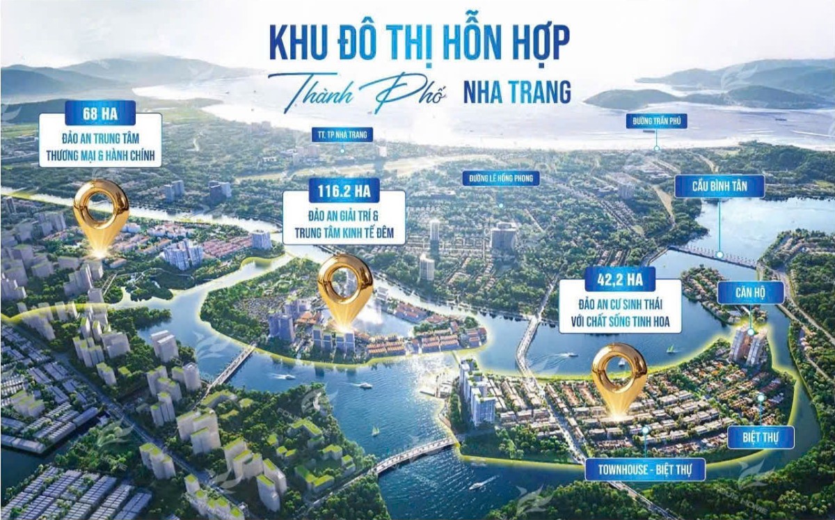 Khu đô thị hỗn hợp 3 Đảo sinh thái Sun Charmora City