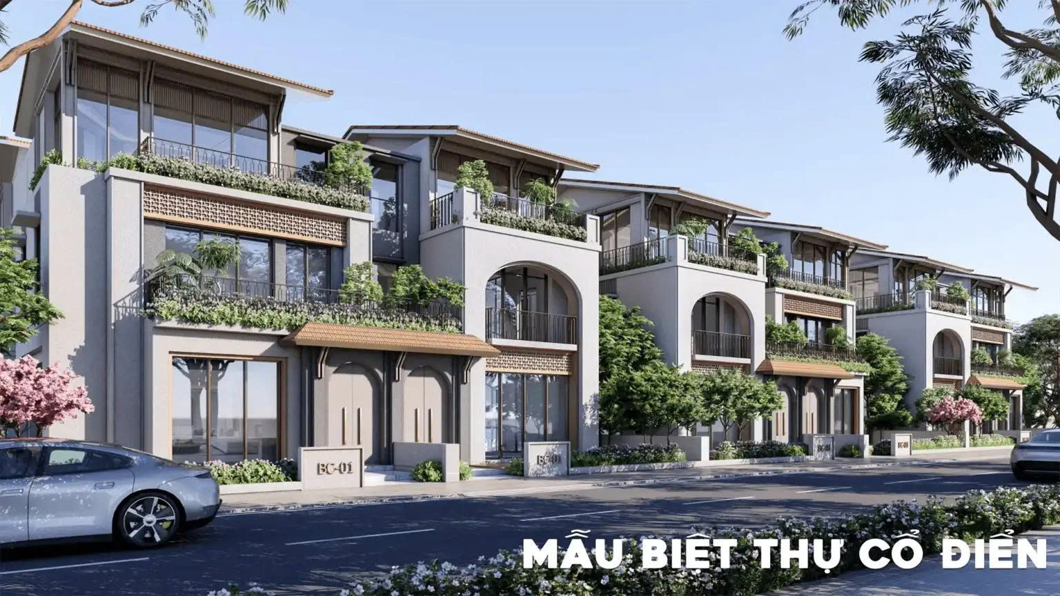 Mẫu biệt thự cổ điển Sun Charmora City