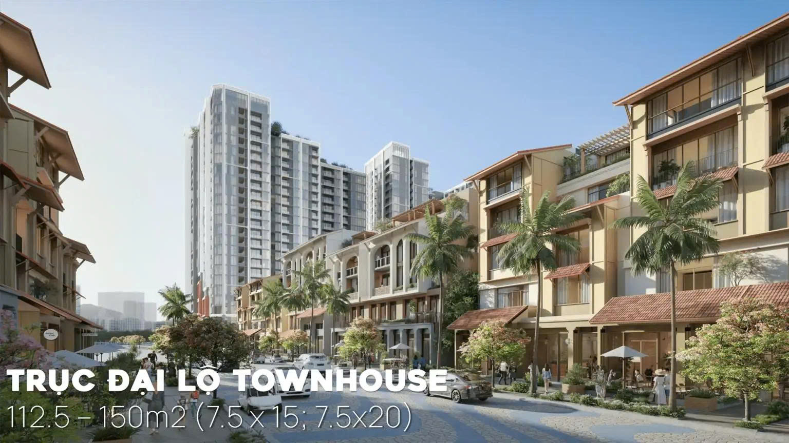 Nhà phố Sun Charmora City Nha Trang 7.5m rộng rãi, kết nối không gian sống – kinh doanh hoàn hảo giữa phố thị sôi động.