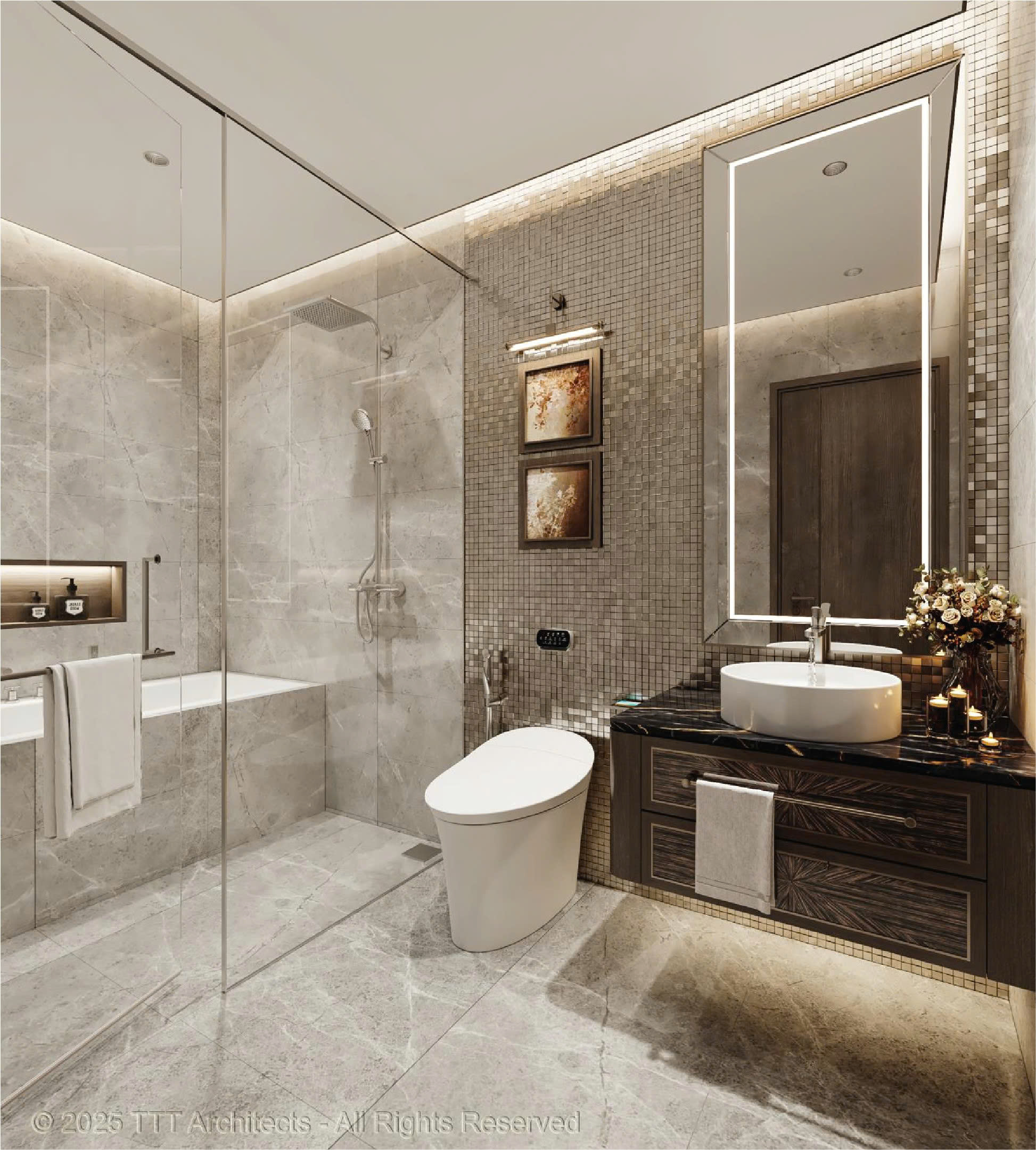 Vật liệu hoàn thiện hạng sang căn hộ Celestine Westlake Tây Hồ