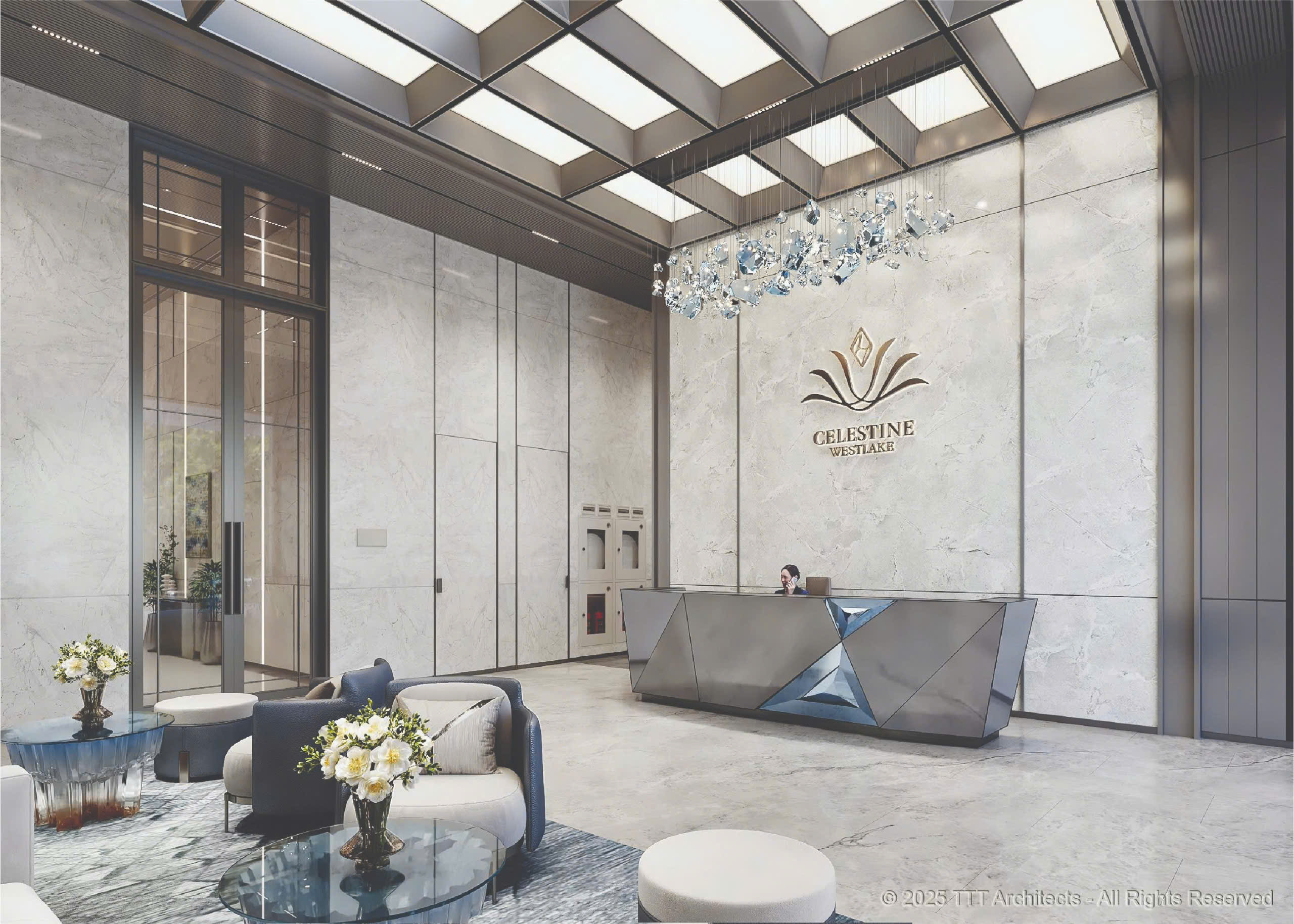 Sảnh Lounge sang trọng, đẳng cấp hạng sang