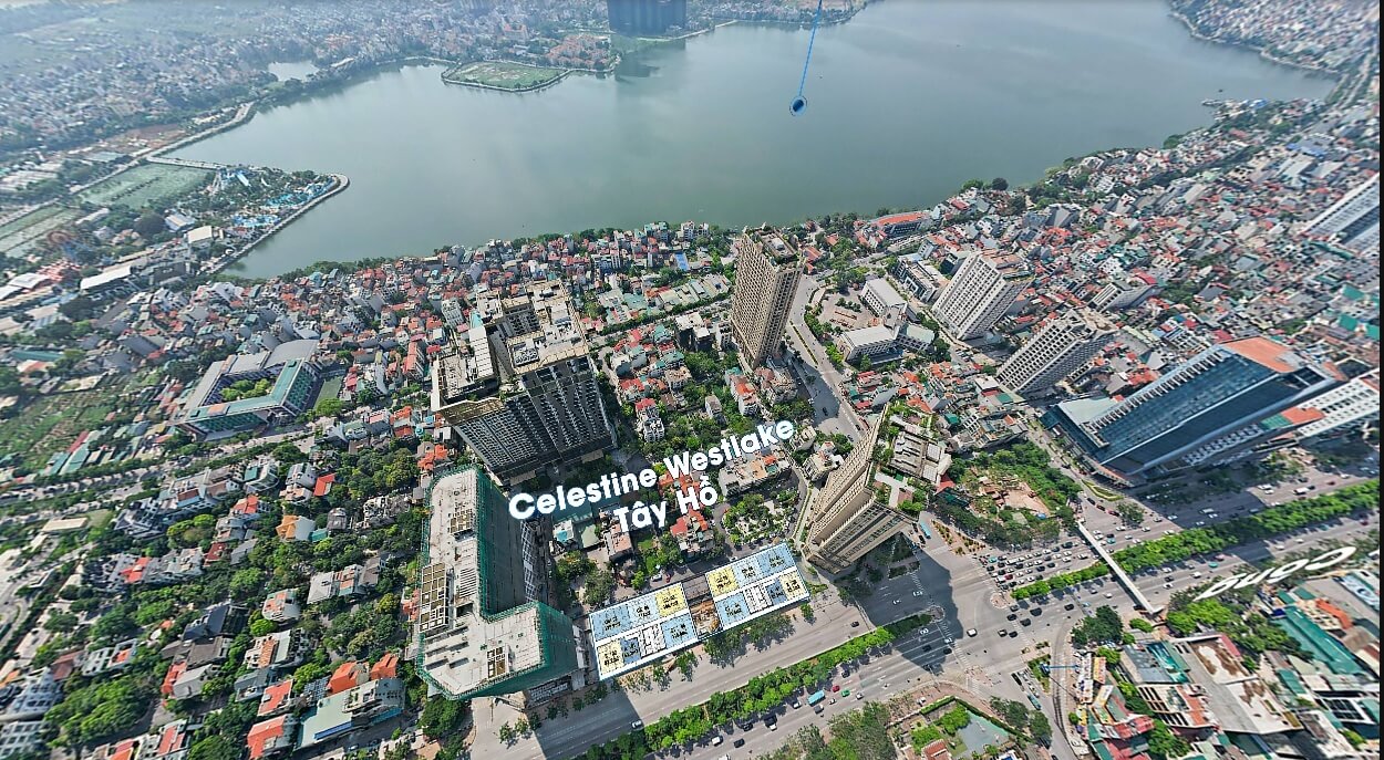 Celestine Westlake Tây Hồ trong quần thể KĐT Vườn Đào bên Hồ Tây