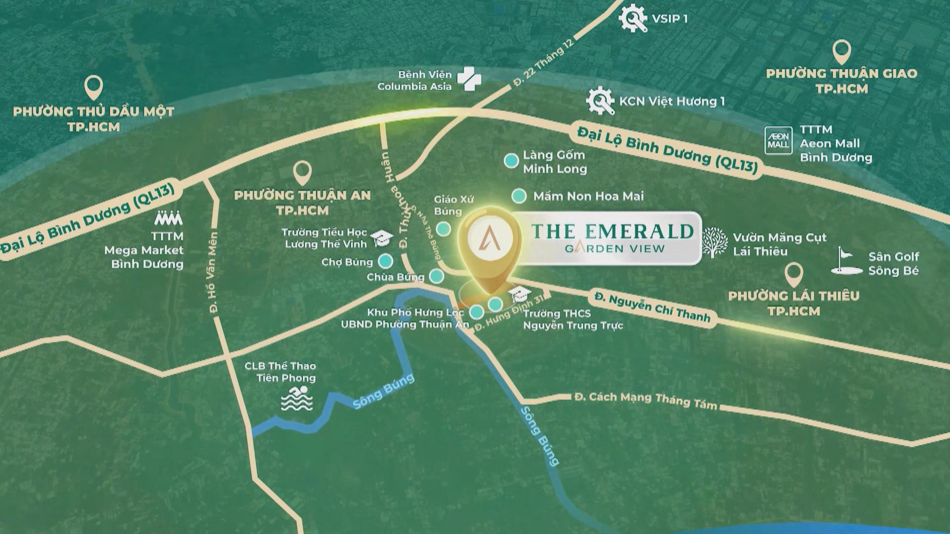 Vị trí kết nối TOD Trung tâm Đông Bắc TP.Hồ Chí Minh